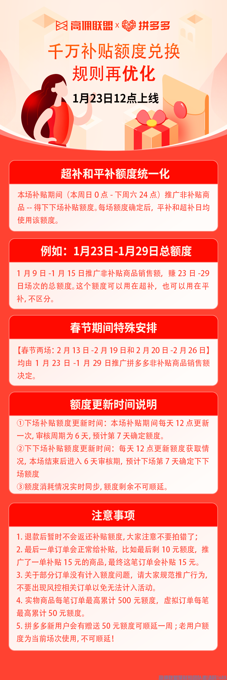 高佣联盟小伙伴注意啦，重大利好消息，拼多多千万补贴来啦