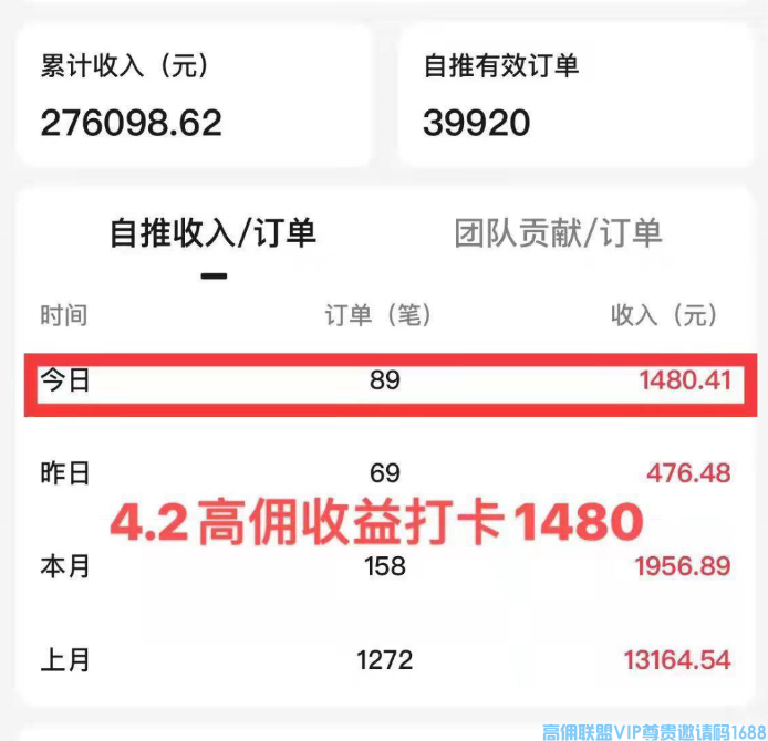 高佣联盟副业