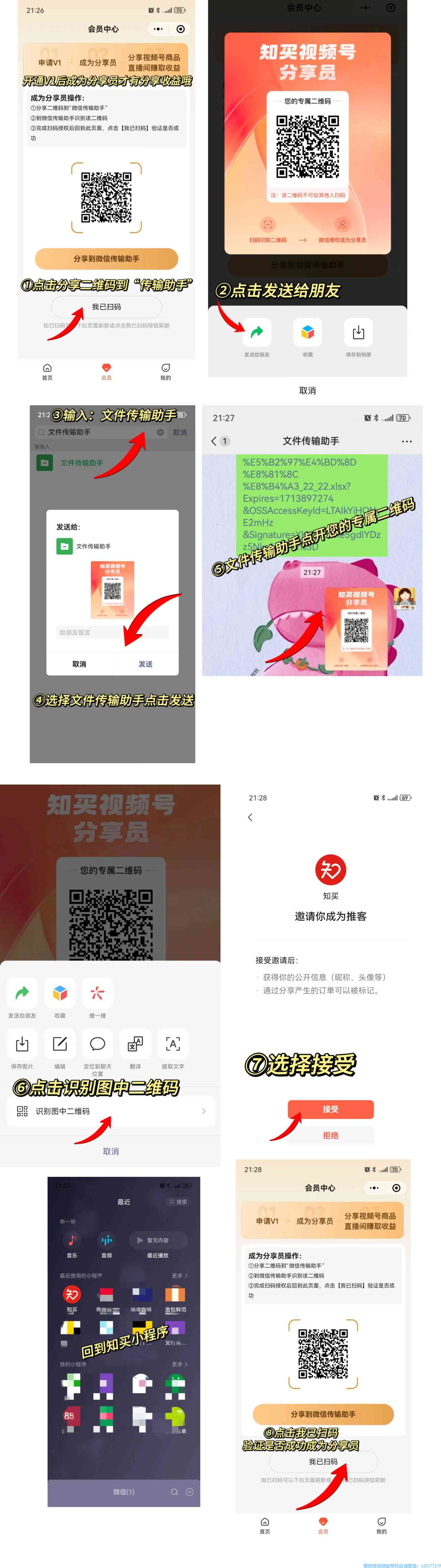 如何成为知买视频号推客平台分享员，怎么邀请码?团队分佣规则,图解来啦!