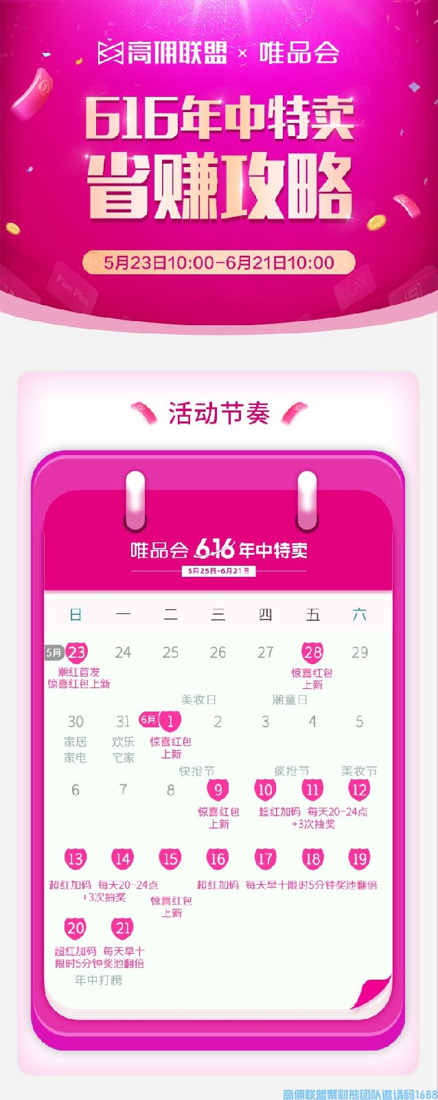 唯品会616时间规划,玩法攻略一览,助力爆单创收(图3) 唯品会616时间规划,玩法攻略一览,助力爆单创收(图3)