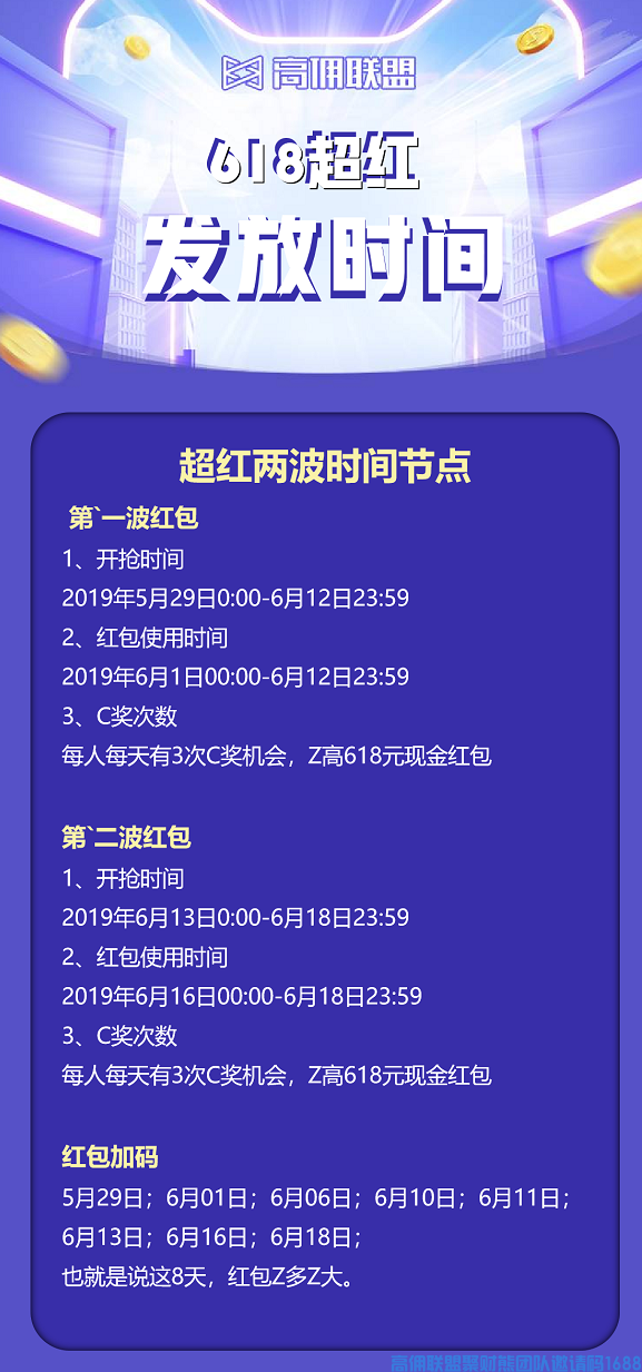 淘宝超红发放，倒计1天 5月29日10:00-6月20日23:59 每人每天1次，zui高618元红包(图3)